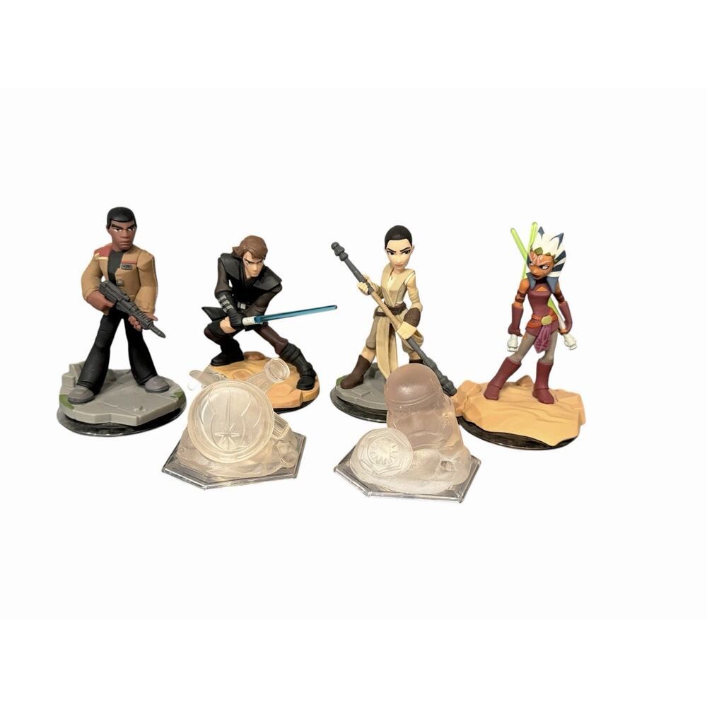 Disney Infinity 3.0 Star Wars Figure Pack Anakin Ahsoka Rey & Finn